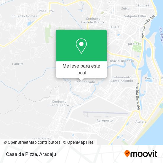 Casa da Pizza mapa