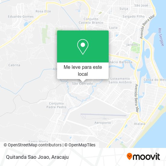 Quitanda Sao Joao mapa