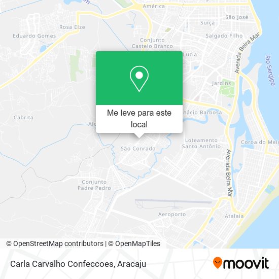 Carla Carvalho Confeccoes mapa