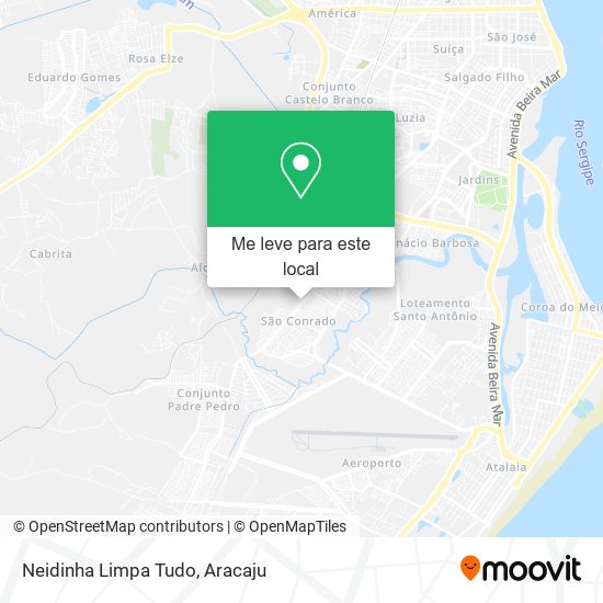 Neidinha Limpa Tudo mapa