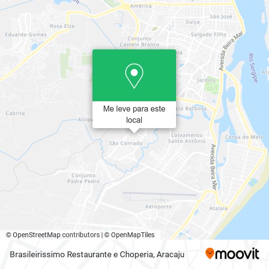 Brasileirissimo Restaurante e Choperia mapa