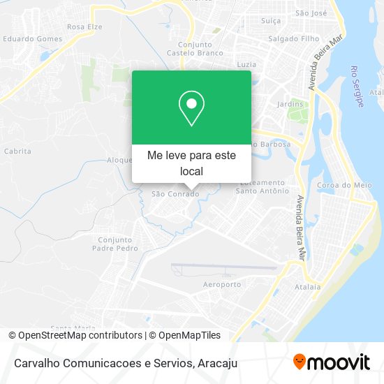 Carvalho Comunicacoes e Servios mapa