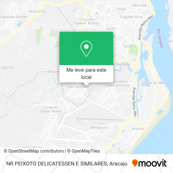 NR PEIXOTO DELICATESSEN E SIMILARES mapa