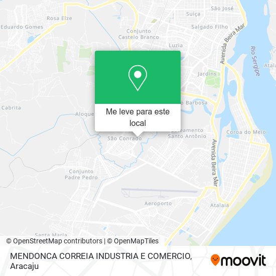 MENDONCA CORREIA INDUSTRIA E COMERCIO mapa