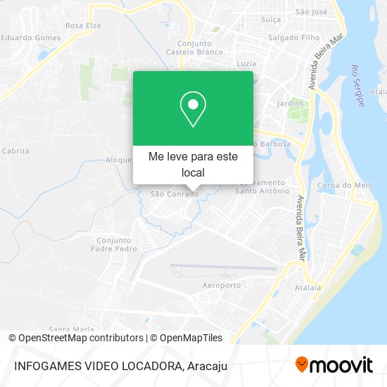 INFOGAMES VIDEO LOCADORA mapa
