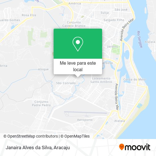 Janaira Alves da Silva mapa