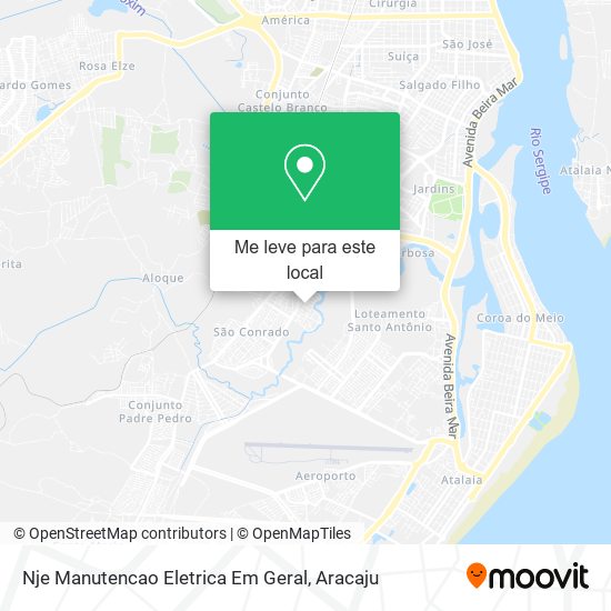 Nje Manutencao Eletrica Em Geral mapa