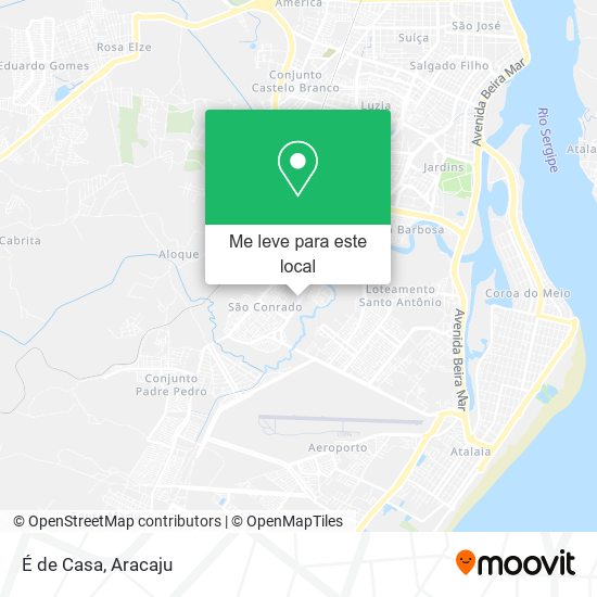 É de Casa mapa