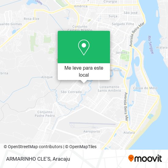 ARMARINHO CLE'S mapa