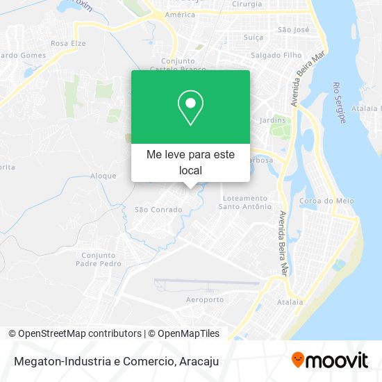 Megaton-Industria e Comercio mapa