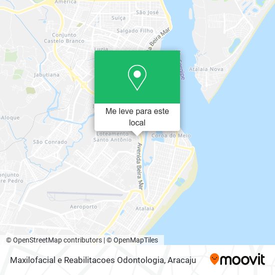 Maxilofacial e Reabilitacoes Odontologia mapa