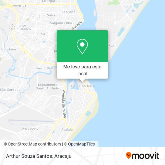 Arthur Souza Santos mapa