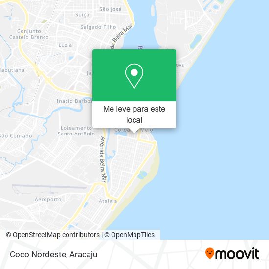 Coco Nordeste mapa