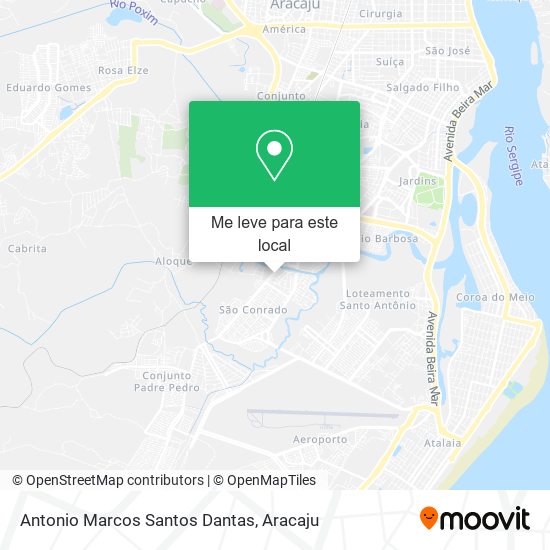 Antonio Marcos Santos Dantas mapa