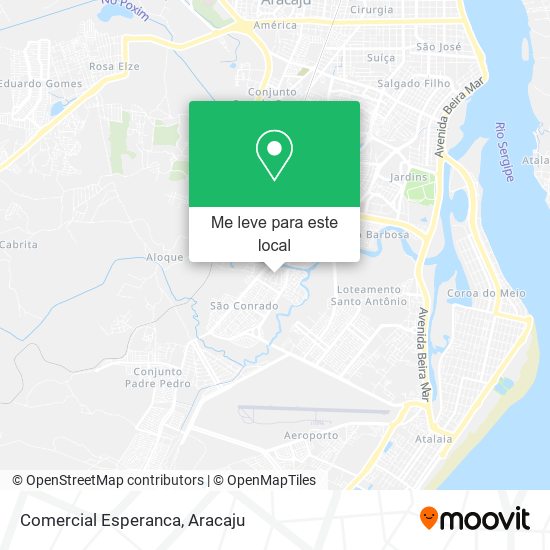 Comercial Esperanca mapa