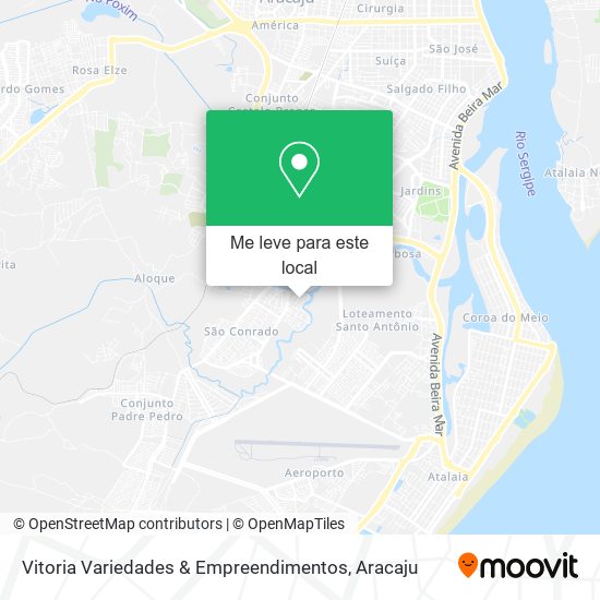 Vitoria Variedades & Empreendimentos mapa