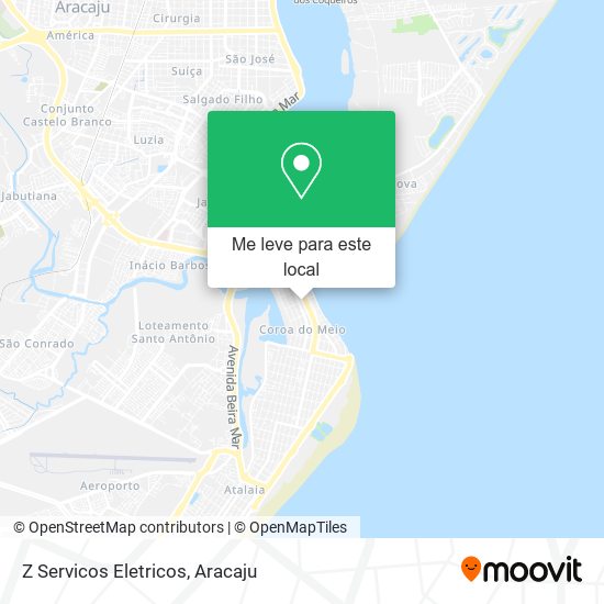 Z Servicos Eletricos mapa