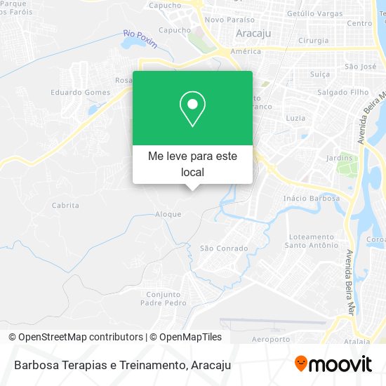 Barbosa Terapias e Treinamento mapa