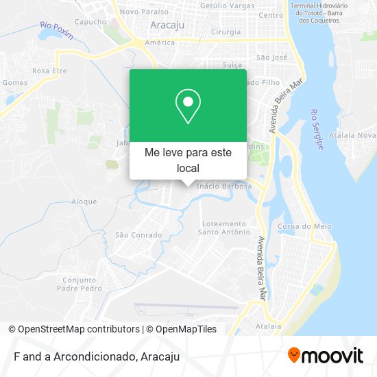 F and a Arcondicionado mapa