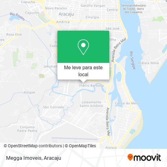 Megga Imoveis mapa