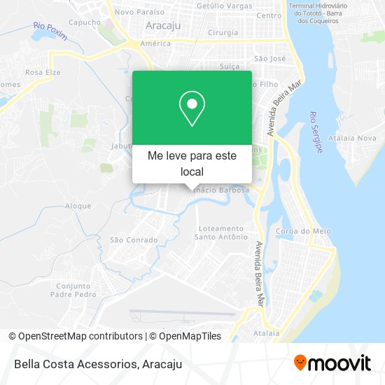 Bella Costa Acessorios mapa