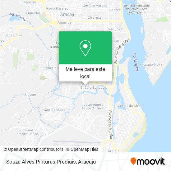 Souza Alves Pinturas Prediais mapa