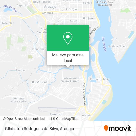 Glhifiston Rodrigues da Silva mapa