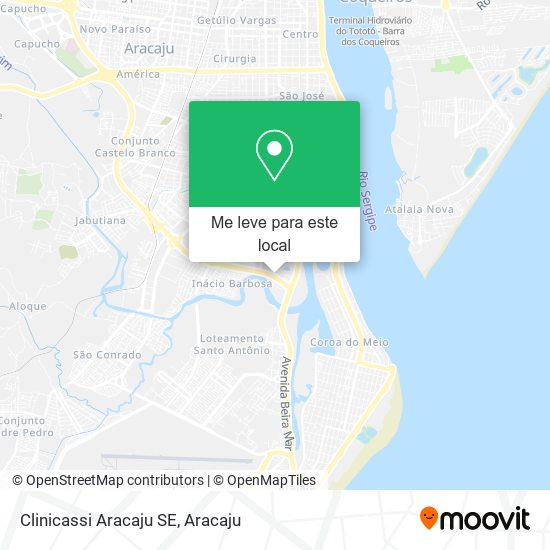 Clinicassi Aracaju SE mapa