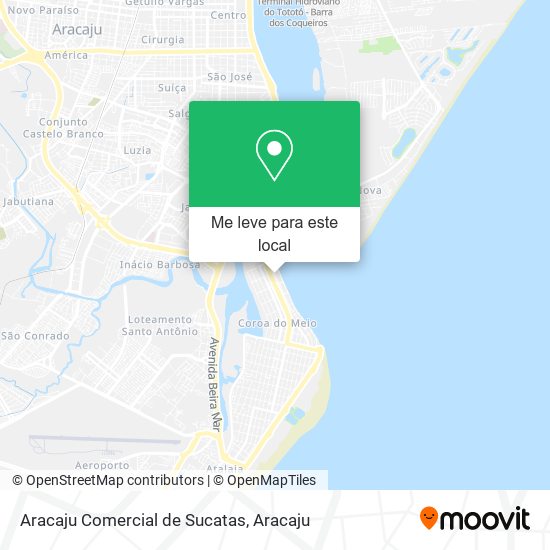 Aracaju Comercial de Sucatas mapa