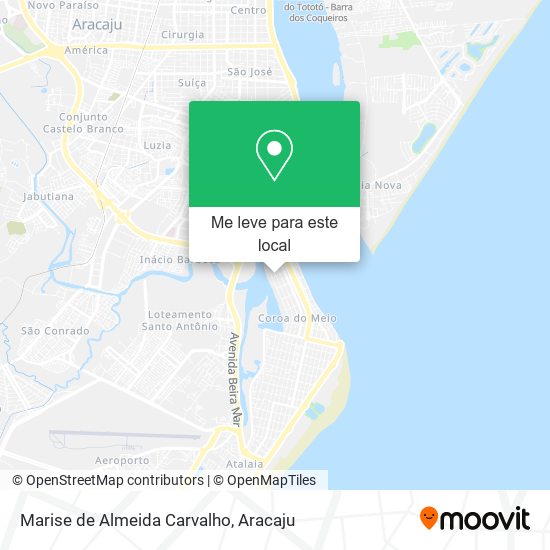 Marise de Almeida Carvalho mapa