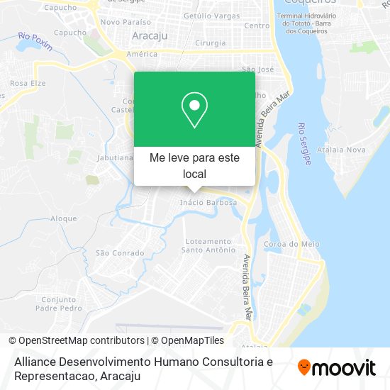 Alliance Desenvolvimento Humano Consultoria e Representacao mapa