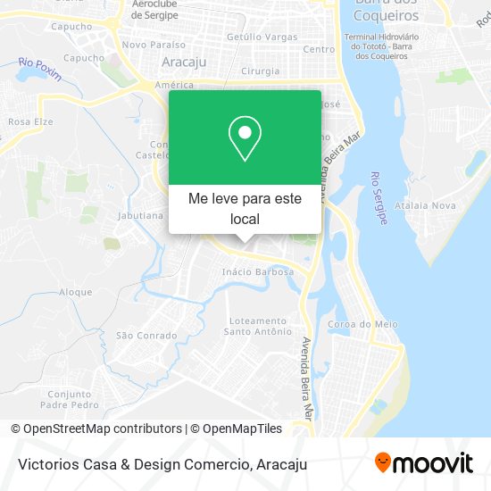 Victorios Casa & Design Comercio mapa