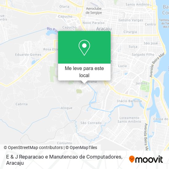 E & J Reparacao e Manutencao de Computadores mapa