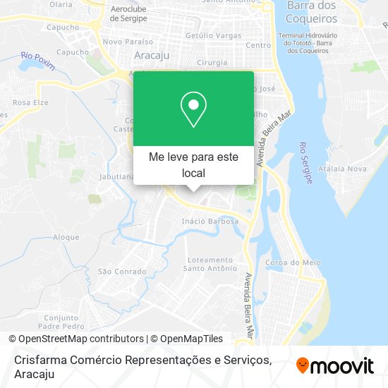 Crisfarma Comércio Representações e Serviços mapa