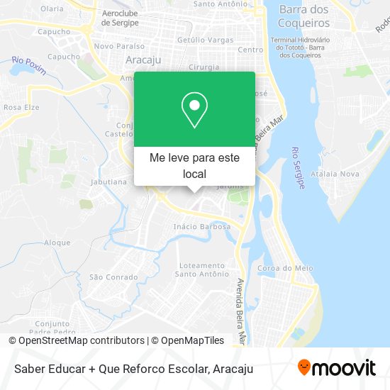 Saber Educar + Que Reforco Escolar mapa