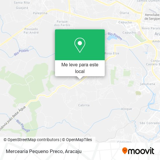 Mercearia Pequeno Preco mapa