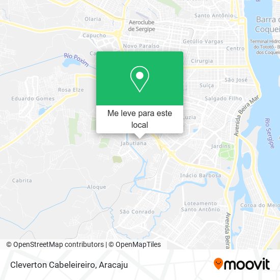 Cleverton Cabeleireiro mapa