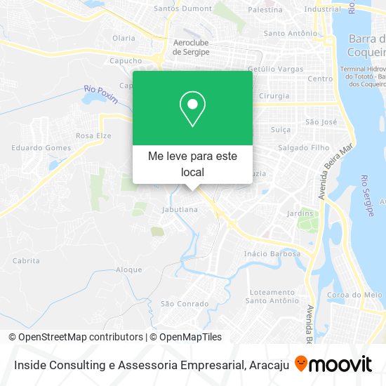 Inside Consulting e Assessoria Empresarial mapa