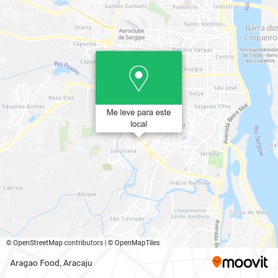 Aragao Food mapa
