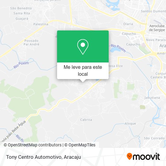 Tony Centro Automotivo mapa