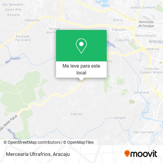 Mercearia Ultrafrios mapa