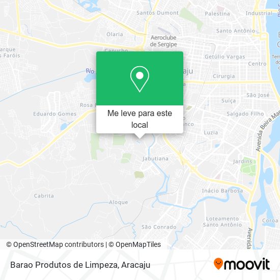 Barao Produtos de Limpeza mapa