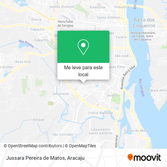 Jussara Pereira de Matos mapa