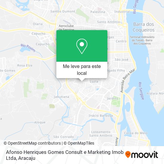 Afonso Henriques Gomes Consult e Marketing Imob Ltda mapa