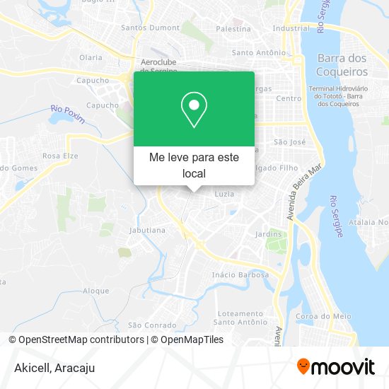 Akicell mapa