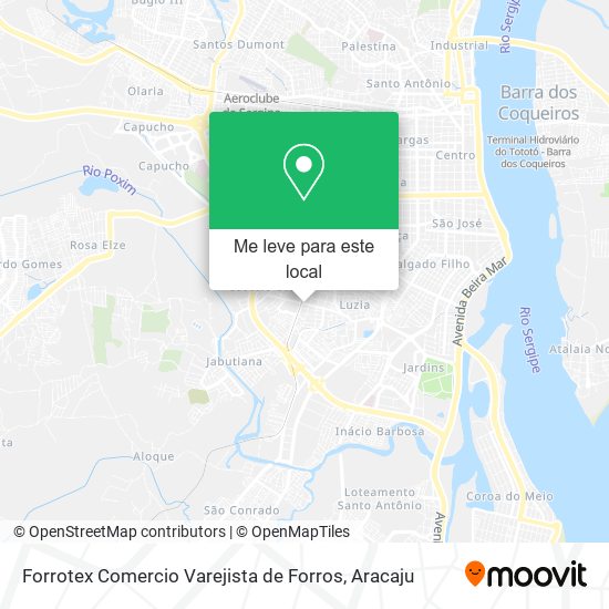 Forrotex Comercio Varejista de Forros mapa