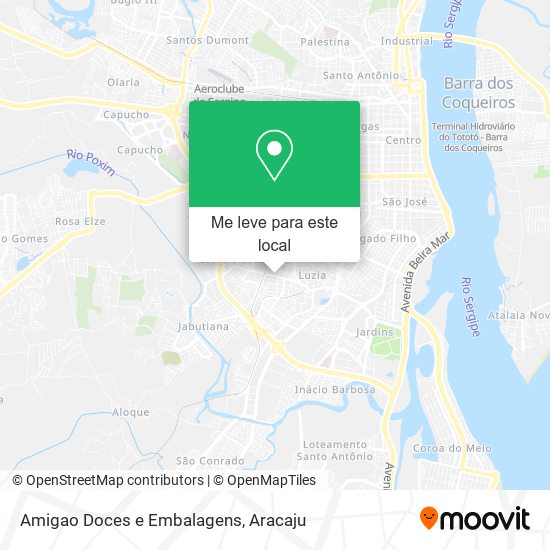 Amigao Doces e Embalagens mapa