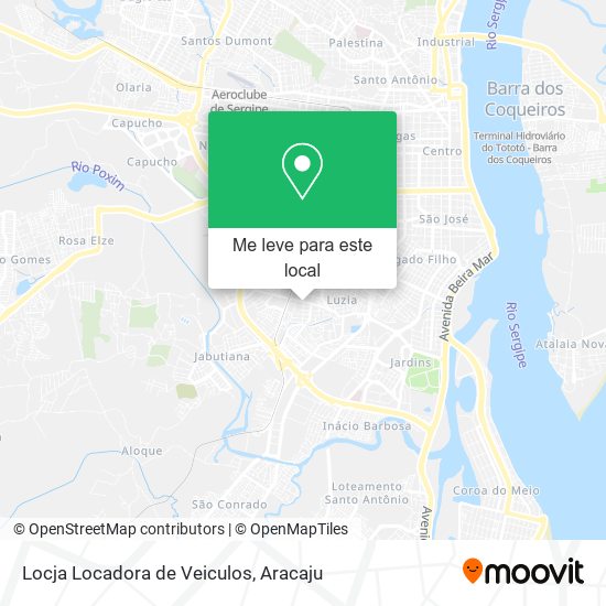 Locja Locadora de Veiculos mapa