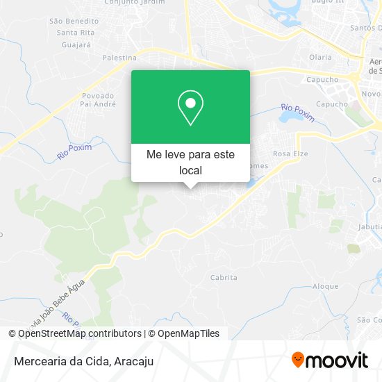 Mercearia da Cida mapa