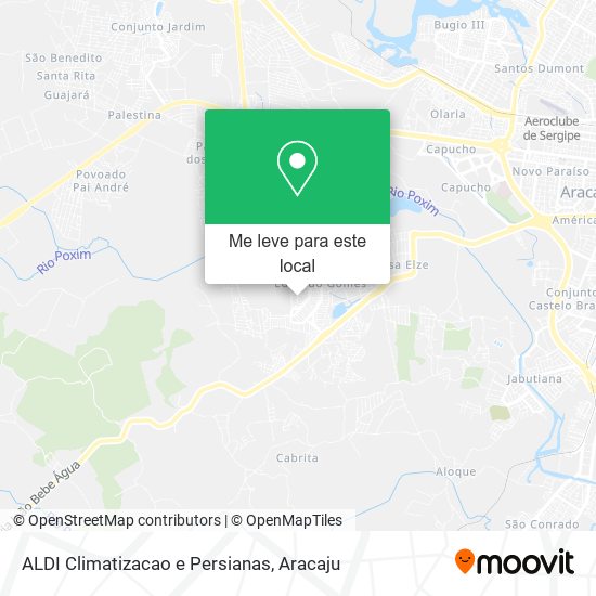 ALDI Climatizacao e Persianas mapa